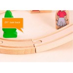 Set trenulet Wooden Train 37 piese Set trenulet Wooden Train 37 piese